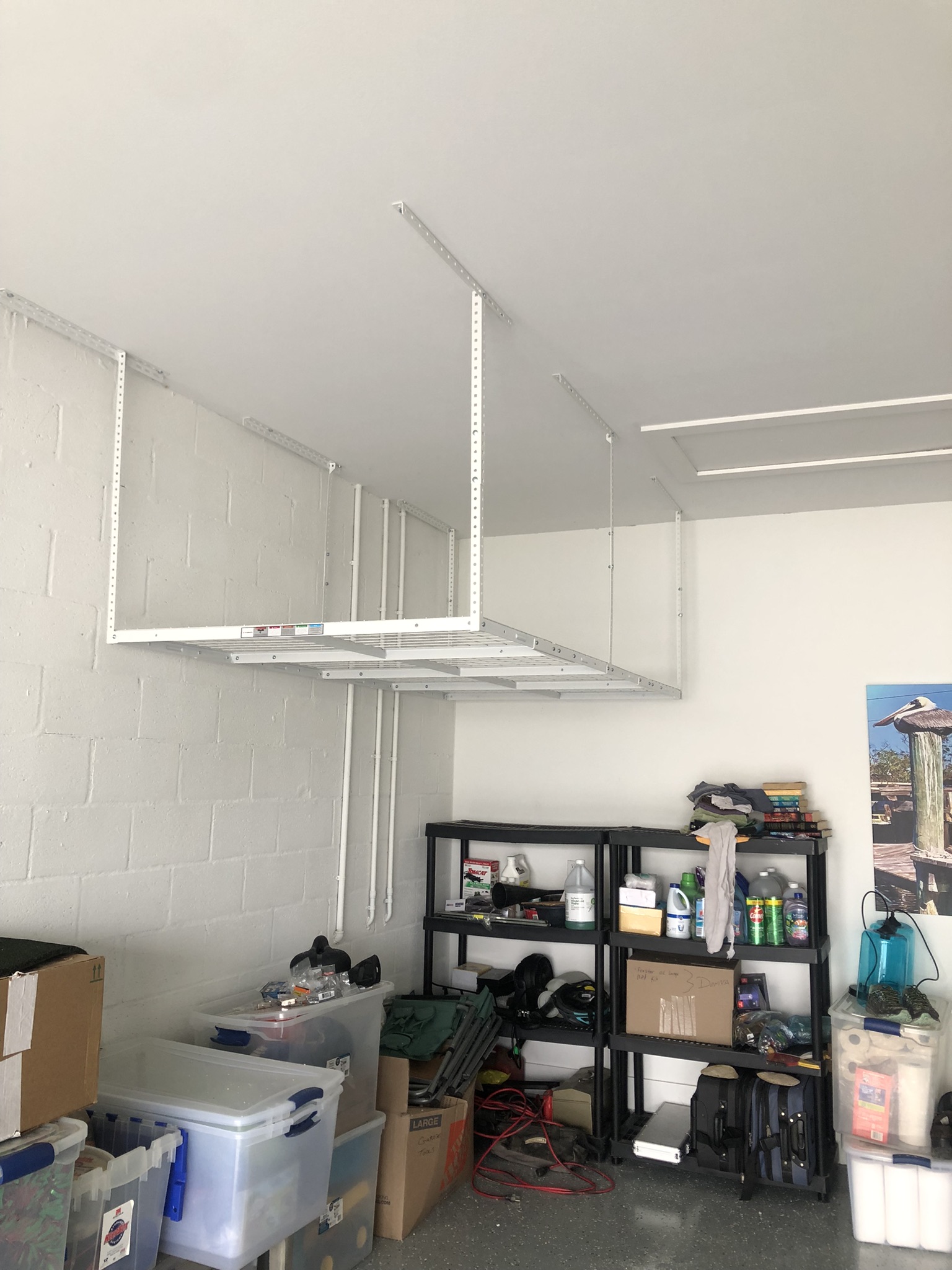 Garage rack install